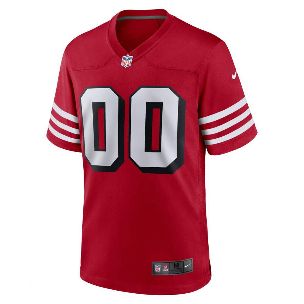 San Francisco 49ers Nike Alternate Custom Game Jersey - Scarlet-GridironStore